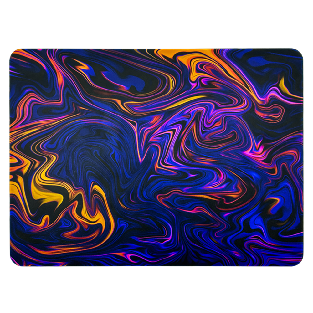 LANGTU Mixing Colors Fusion Themed Gaming Glass Mouse Pad