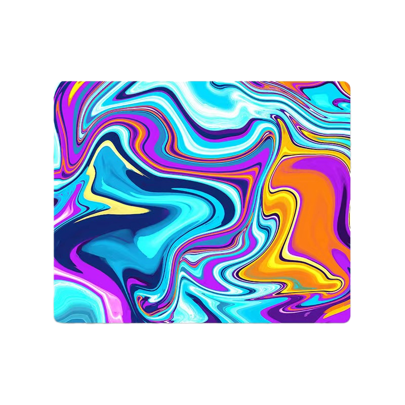 LANGTU Mixing Colors Fusion Themed Gaming Glass Mouse Pad