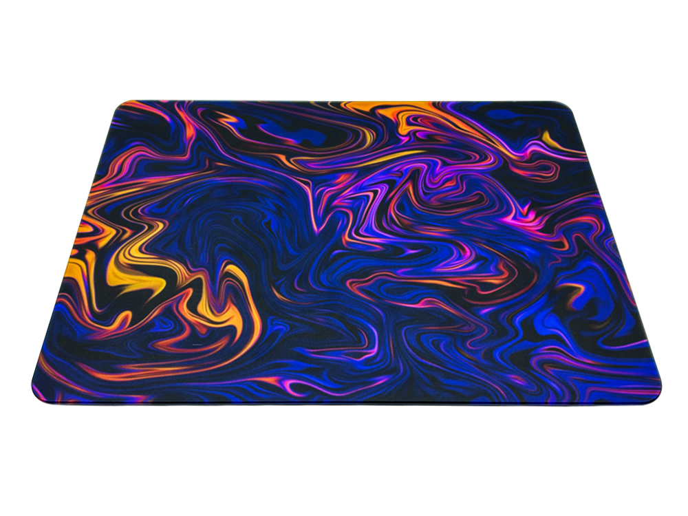 LANGTU Mixing Colors Fusion Themed Gaming Glass Mouse Pad