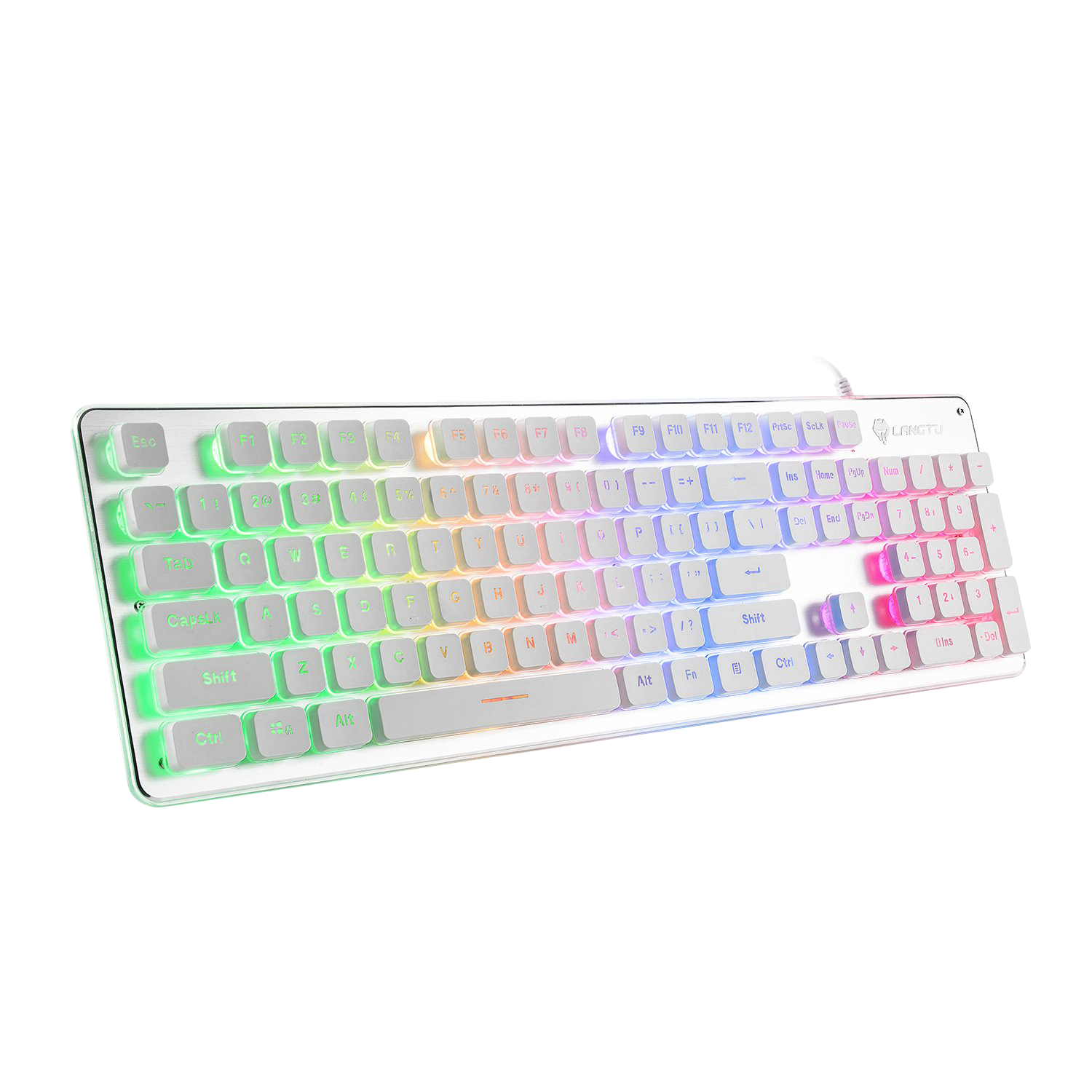 LANGTU L1 rainbow backlit membrane keyboard