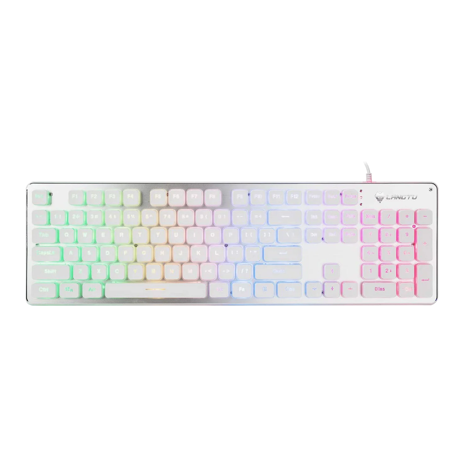 LANGTU L1 rainbow backlit membrane keyboard