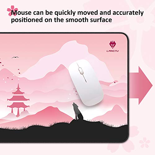 LANGTU Extended Mouse Pad ft. Cherry Blossoms - LANGTU Store