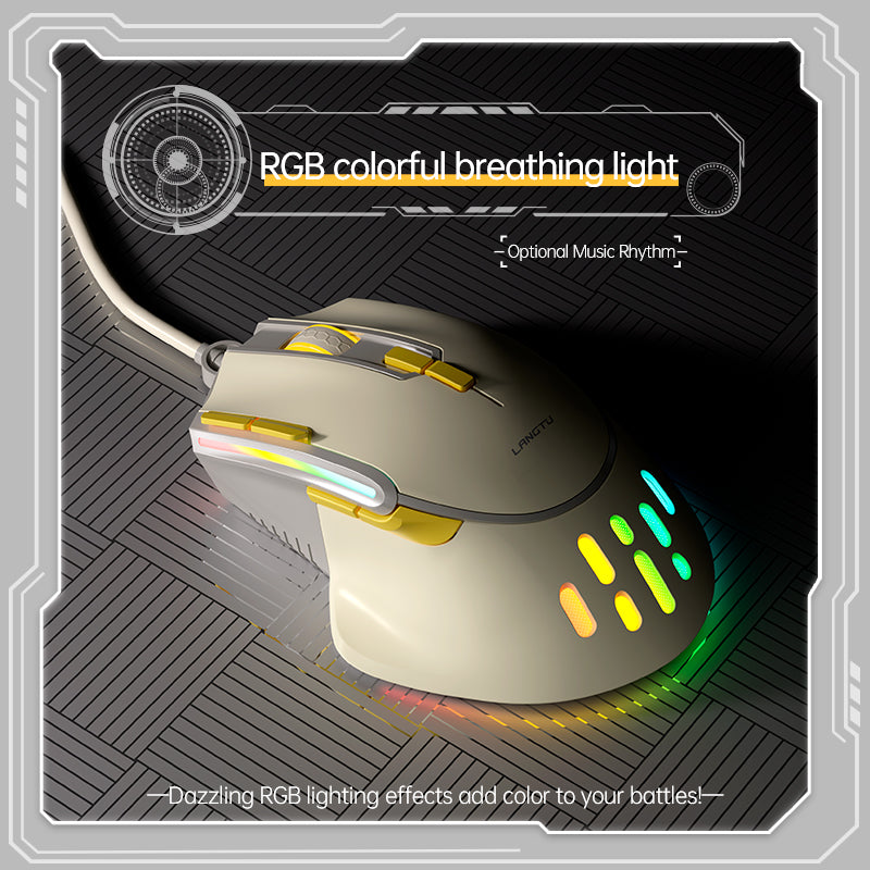 LANGTU G3 RGB Dual-Mode Gaming Mechanical Mouse