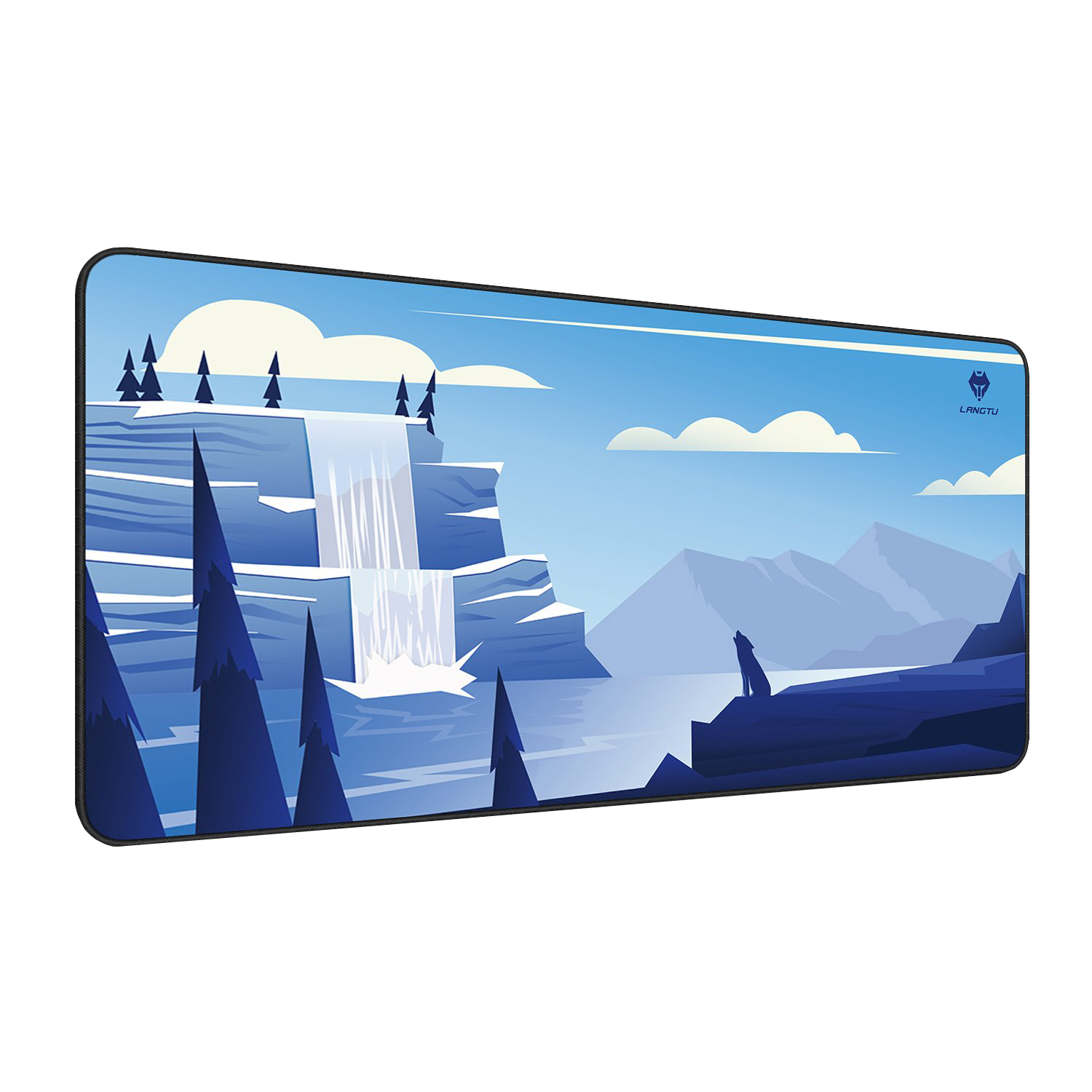 LANGTU winter theme mouse pad