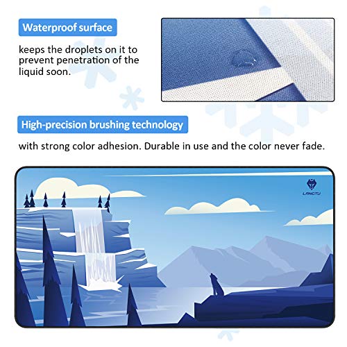 LANGTU Extended Mouse Pad ft. Glacier - Langtu Store