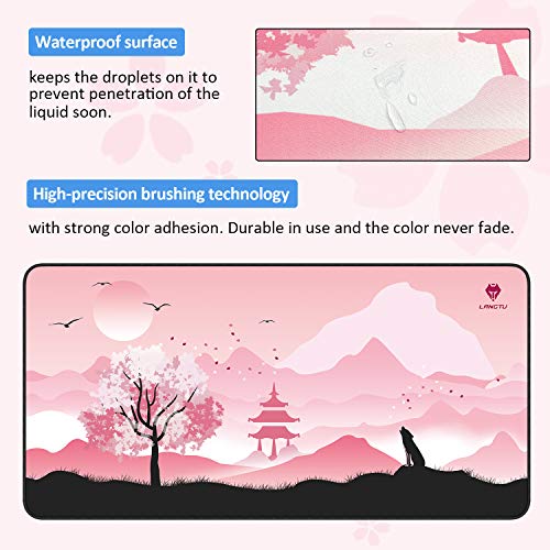 LANGTU Extended Mouse Pad ft. Cherry Blossoms - LANGTU Store