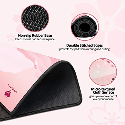 LANGTU Extended Mouse Pad ft. Cherry Blossoms - LANGTU Store