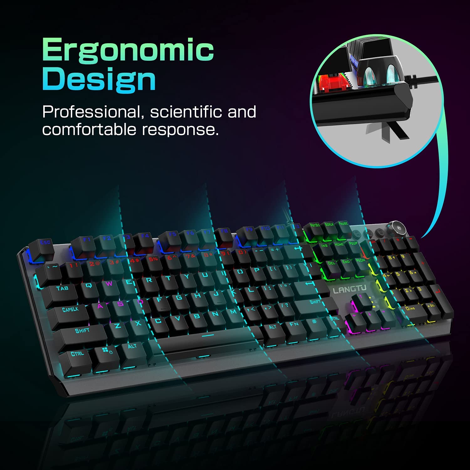 LANGTU K003 RGB Gaming mechanical keyboard