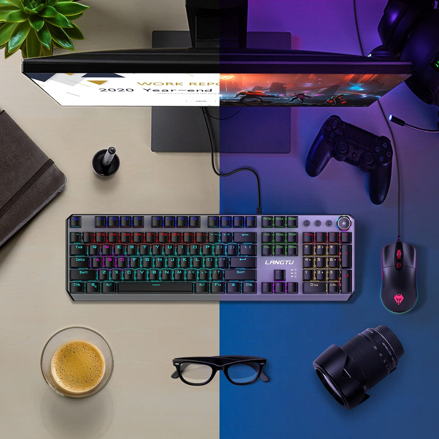 LANGTU K003 RGB Gaming mechanical keyboard