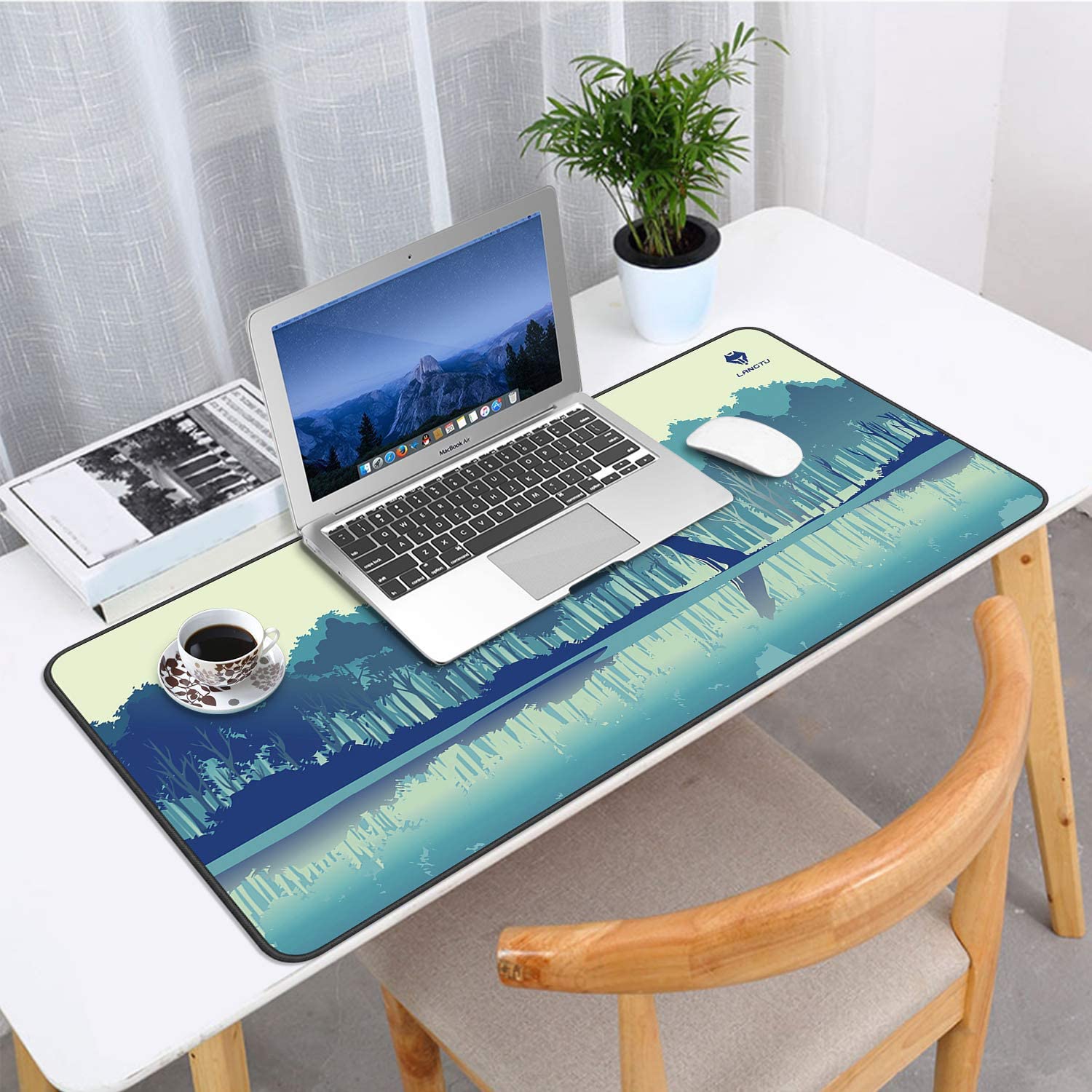  LANGTU Extended Mouse Pad ft. Lake Forest - Langtu Store