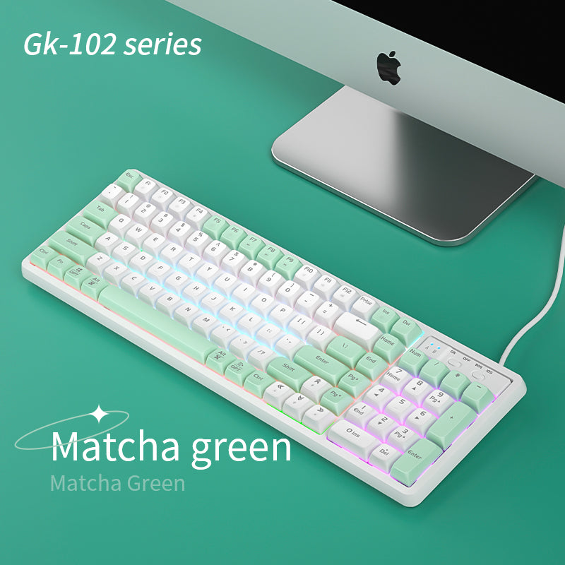 LANGTU GK102 RGB Tri-Mode Mechanical Gaming Keyboard