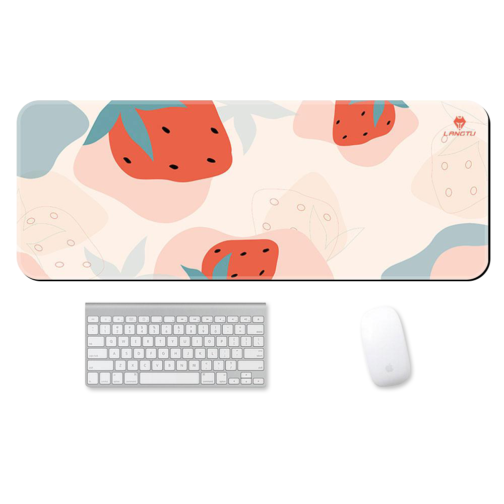 LANGTU XXXL Extended Morandi Themed Keyboard Mouse Pad