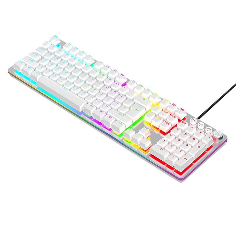 LANGTU G900 Supreme Rainbow Backlit Mechanical Keyboard MY Green - LANGTU Store