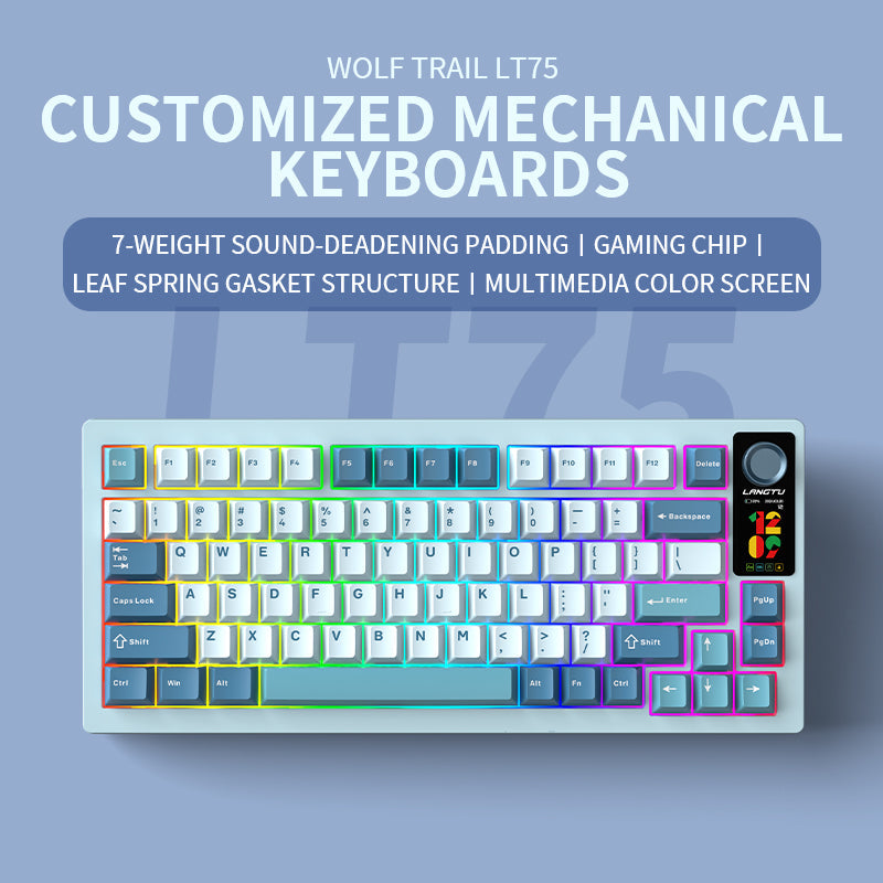 LANGTU LT75 RGB Tri-Mode Gaming Mechnical Keyboard