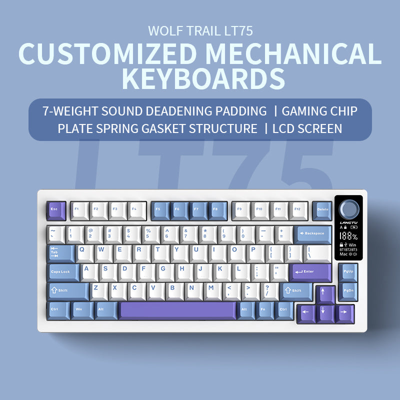 LANGTU LT75 RGB Tri-Mode Gaming Mechnical Keyboard