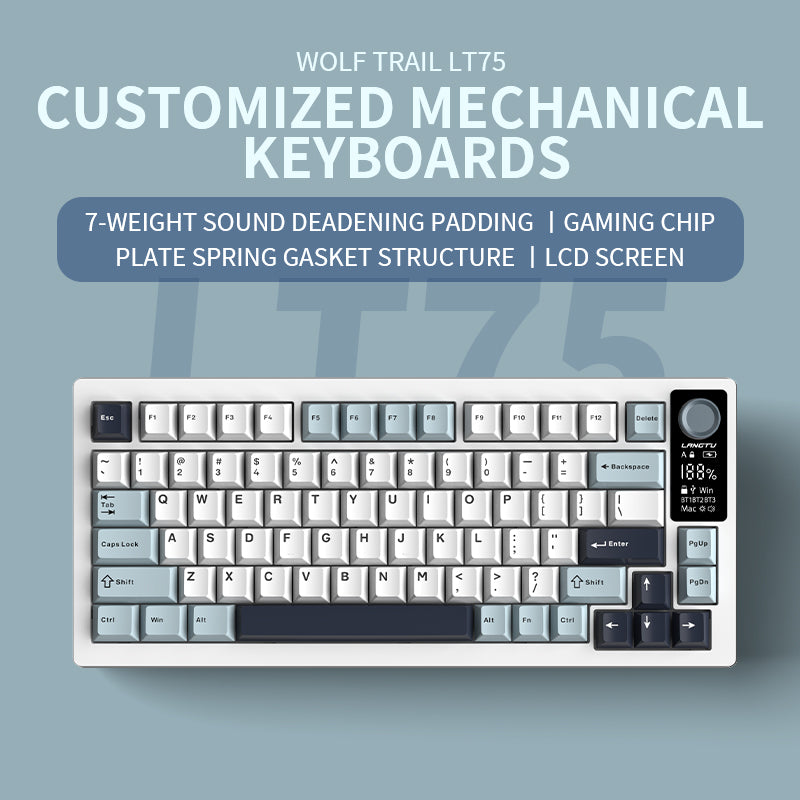 LANGTU LT75 RGB Tri-Mode Gaming Mechnical Keyboard