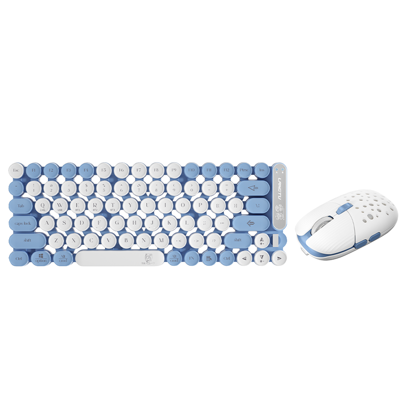 LANGTU OG102 RGB Tri-mode Hollow Keyboard and Mouse Set